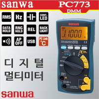 Sanwa PC773 디지털 멀티테스터기 캐파시티 주파수 온도측정/일본산와