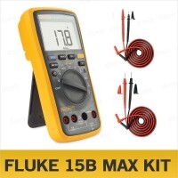 Fluke 15B MAX KIT 멀티테스터기/일반리드,미세리드선 모두포함/전압