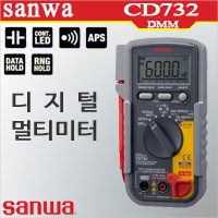 Sanwa CD732 디지털 테스터기 멀티메타 전압 전류 캐파시티